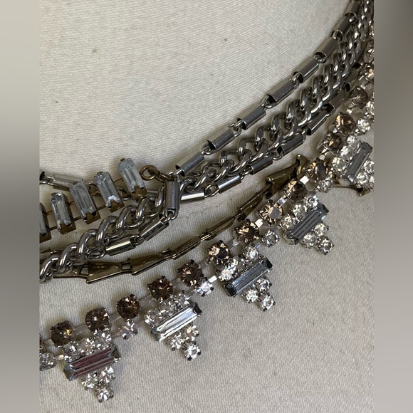 Retired Stella & Dot Sutton Mixed metal Multi way necklace - Picture 6 of 12